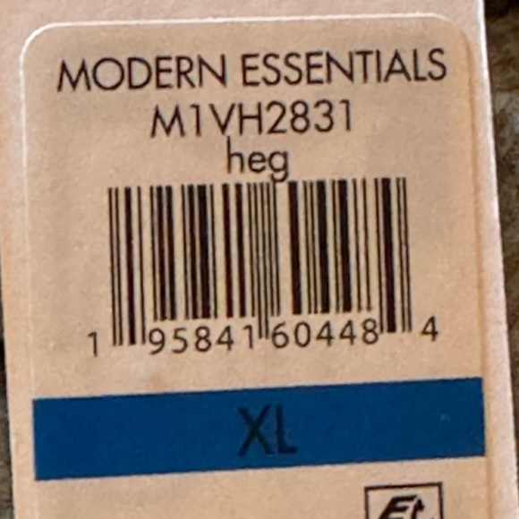 Calvin Klein Gray Long Sleeve Ribbed Jersey Top. NWT. Size- XL - Picture 5 of 9